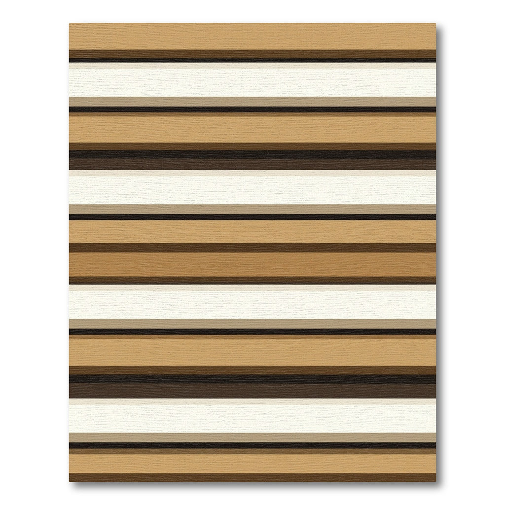 Warm Neutral Horizontal Bands Rug