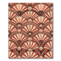 Coral Fan Shell Art Deco Rug