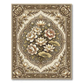 Antique Floral Lotus Medallion Rug