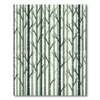 Sage Forest Birch Tree Woodland Rug