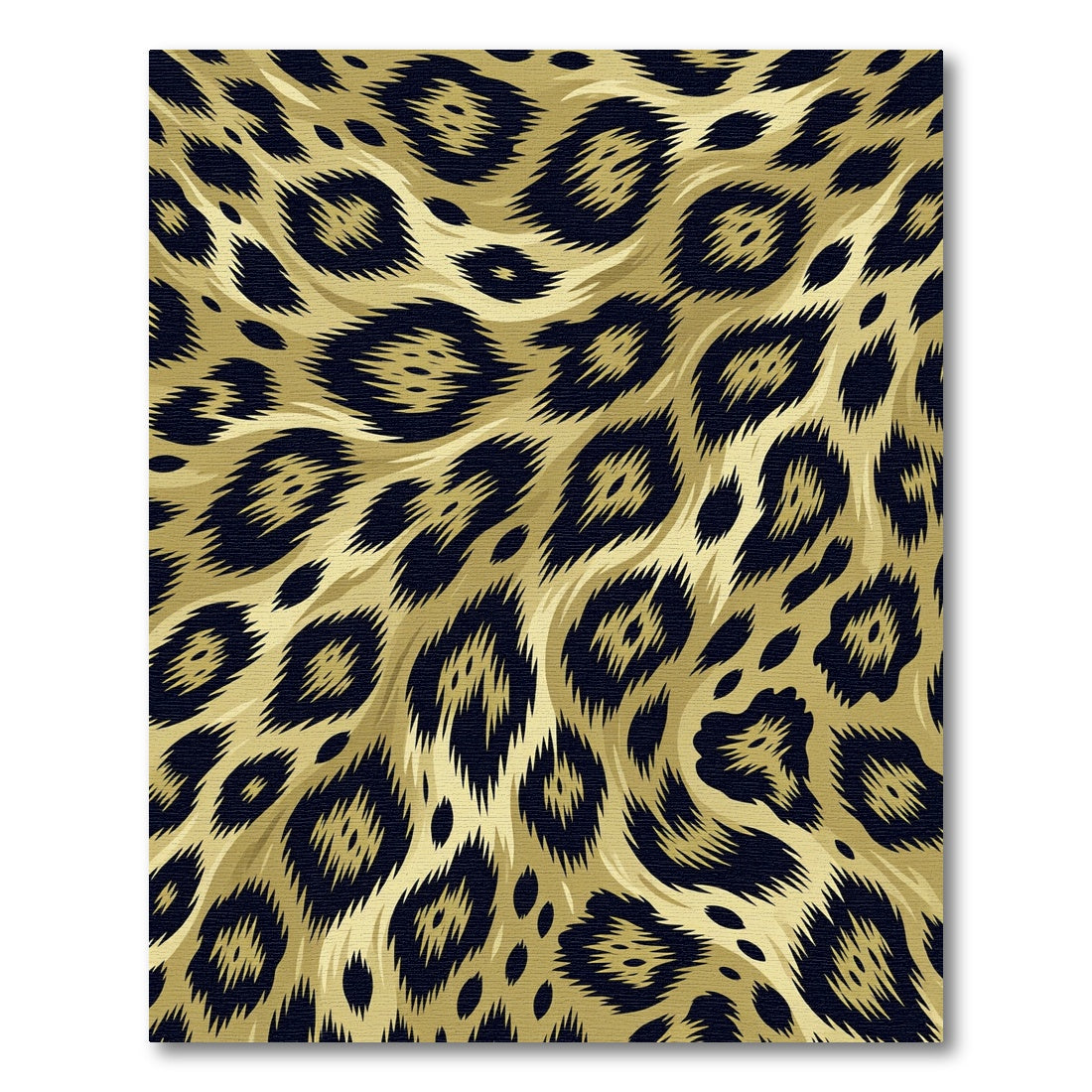 Bold Gold Jaguar Spots Rug