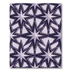 Geometric Star Lattice Lavender Rug