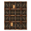 Rustic Grungy Metal Grate Rug