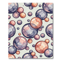 Floating Bubble Watercolor Arrangement Rug