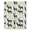 Celestial Forest Stag and Constellation Rug