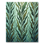 Lush Green Kelp Forest Underwater Rug