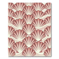 Blush Shell Scallop Art Deco Wave Rug