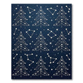 Celestial Navy Christmas Tree Constellation Rug