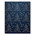 Celestial Navy Christmas Tree Constellation Rug