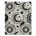 Celestial Sun Moon Stars Constellation Rug