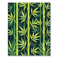 Lush Green Tropical Bamboo Forest Rug
