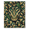 Verdant Serpent Jungle Coiled Rug