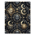 Celestial Sun and Moon Gothic Arch Rug