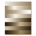 Champagne Beige Horizontal Gradient Stripes Rug