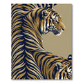 Bold Tiger Stripe Majestic Creature Rug