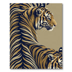 Bold Tiger Stripe Majestic Creature Rug