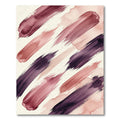 Crimson Plum Watercolor Strokes Rug