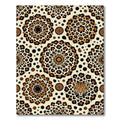 Leopard Spot Mandala Animal Art Rug