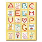 Alphabet Animal Heart Tree Characters Rug