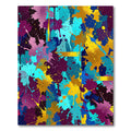 Vibrant Gold Splatter Explosion Rug