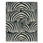 Striped Equine Abstract Overlay Rug