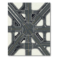 Modern Architectural Junction Geometric Graphic Rug