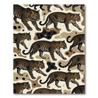 Leopard Spots Camouflage Wildlife Rug