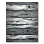 Textured Gray Wood Grain Stripes Rug