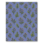 Soft Coral Berry Sprigs Lavender Rug