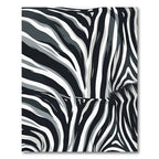 Monochromatic Zebra Stripes Abstract Rug