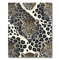 Bold Leopard Spots And Faces Rug