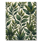 Verdant Jungle Canopy Leafy Embrace Rug