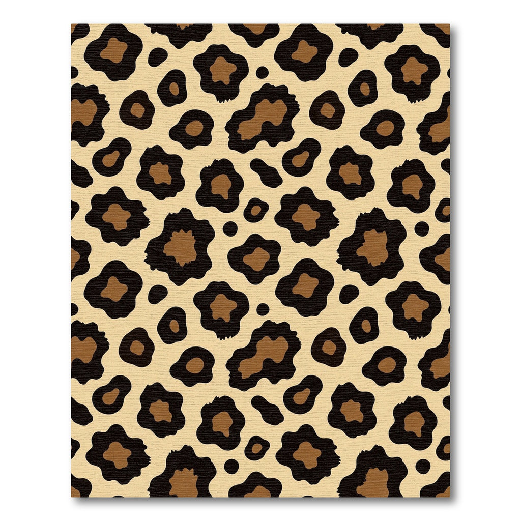 Classic Leopard Spot Contemporary Rug