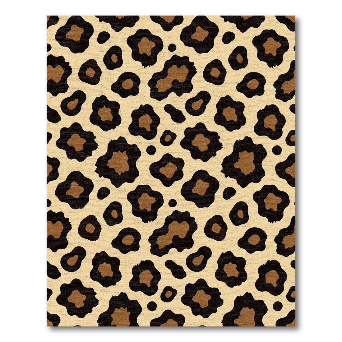 Classic Leopard Spot Contemporary Rug