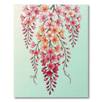 Pink Orange Blossom Branch Drape Rug