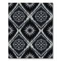 Monochromatic Ikat Sun Medallions Rug