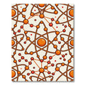 Atomic Orb And String Network Rug