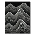 Monochromatic Abstract Wave Flow Rug