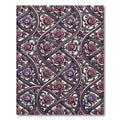 Mauve Pink Rose Scrollwork Pattern Rug