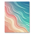 Soft Gradient Coastal Abstract Wave Rug