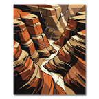 Terracotta Canyon Layers Rug