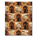 Desert Archway Seashell Pattern Rug