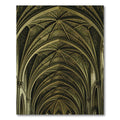 Gothic Deep Green Elaborate Arch Rug