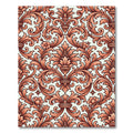 Coral Acanthus Scroll Flourish Rug
