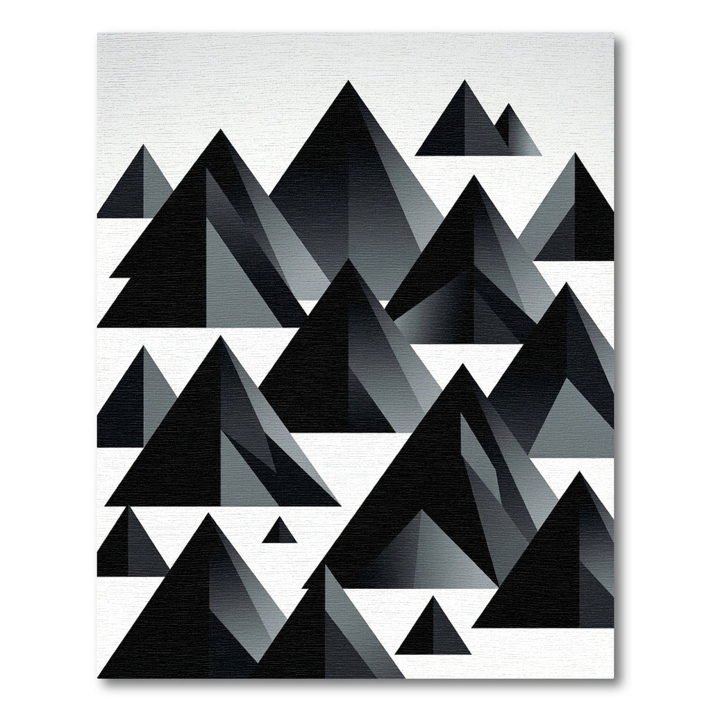 Monochromatic Geometric Peaks Rug