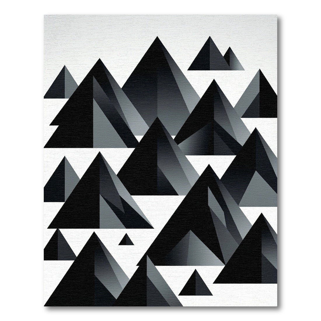 Monochromatic Geometric Peaks Rug