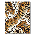Golden Ocelot Spot Animal Portrait Rug