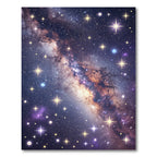 Cosmic Galaxy Starry Night Rug