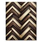 Herringbone Wood Grain Chevron Weaver Rug