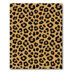 Classic Golden Ochre Leopard Spoted Rug